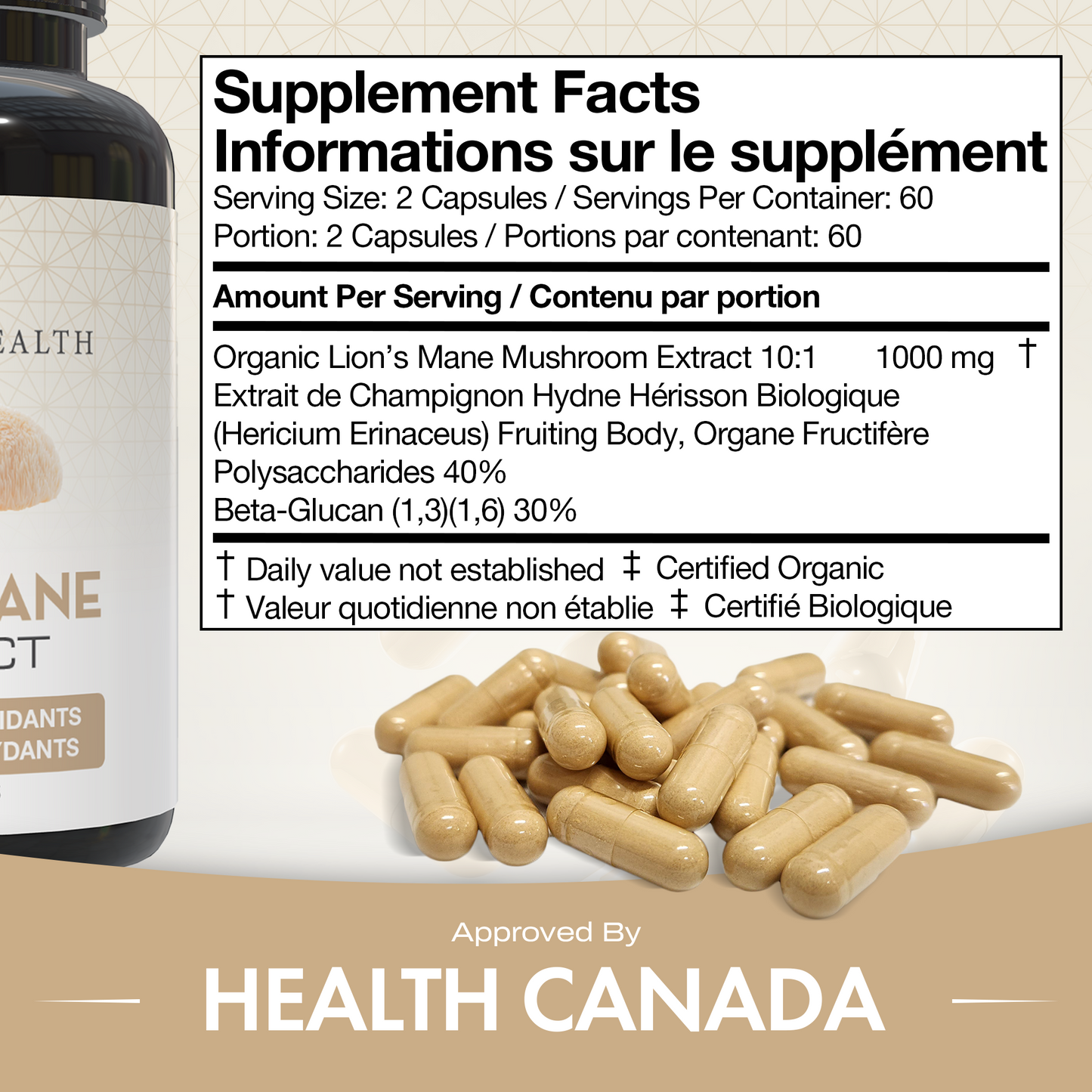 Lion's Mane Extract 120 Capsules