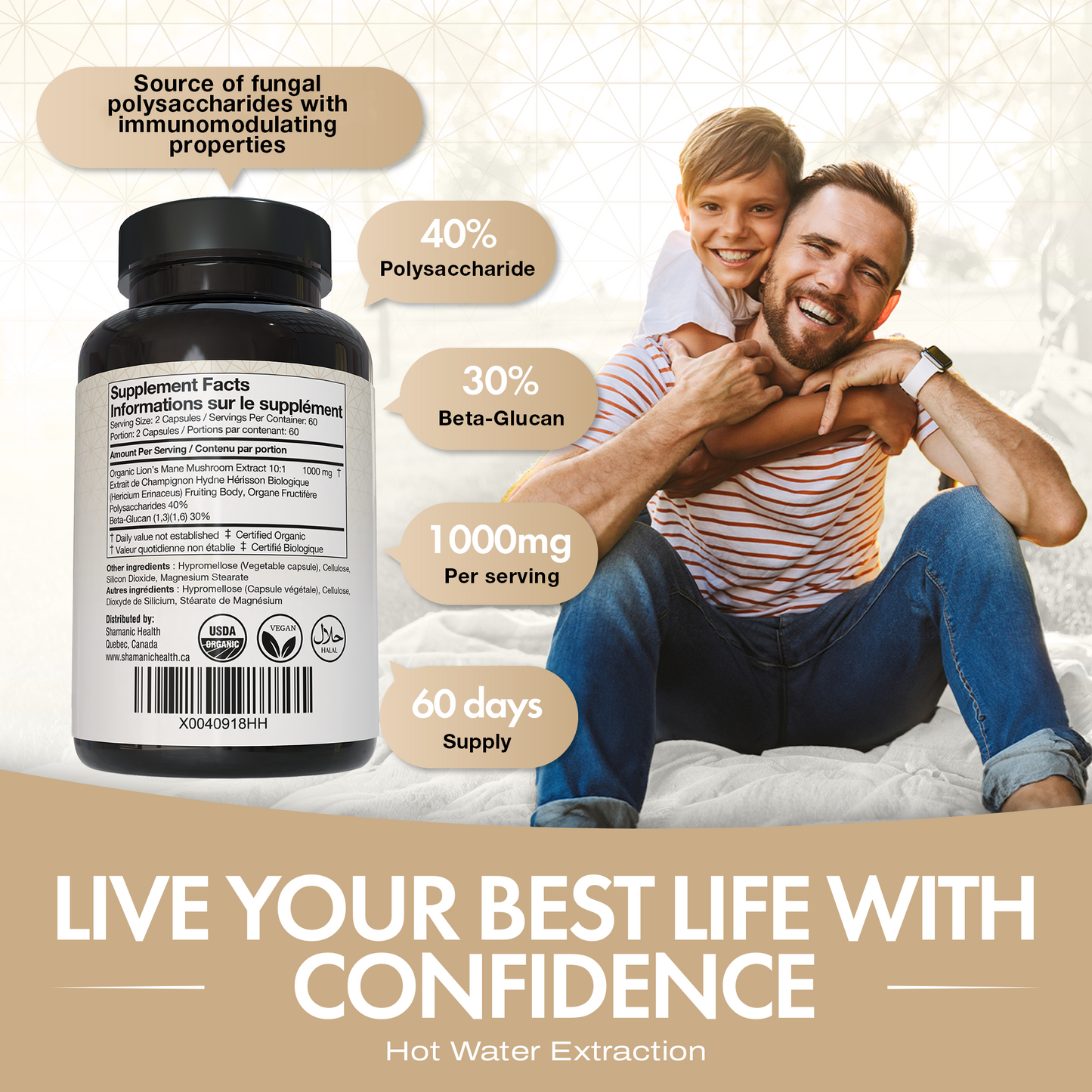 Lion's Mane Extract 120 Capsules