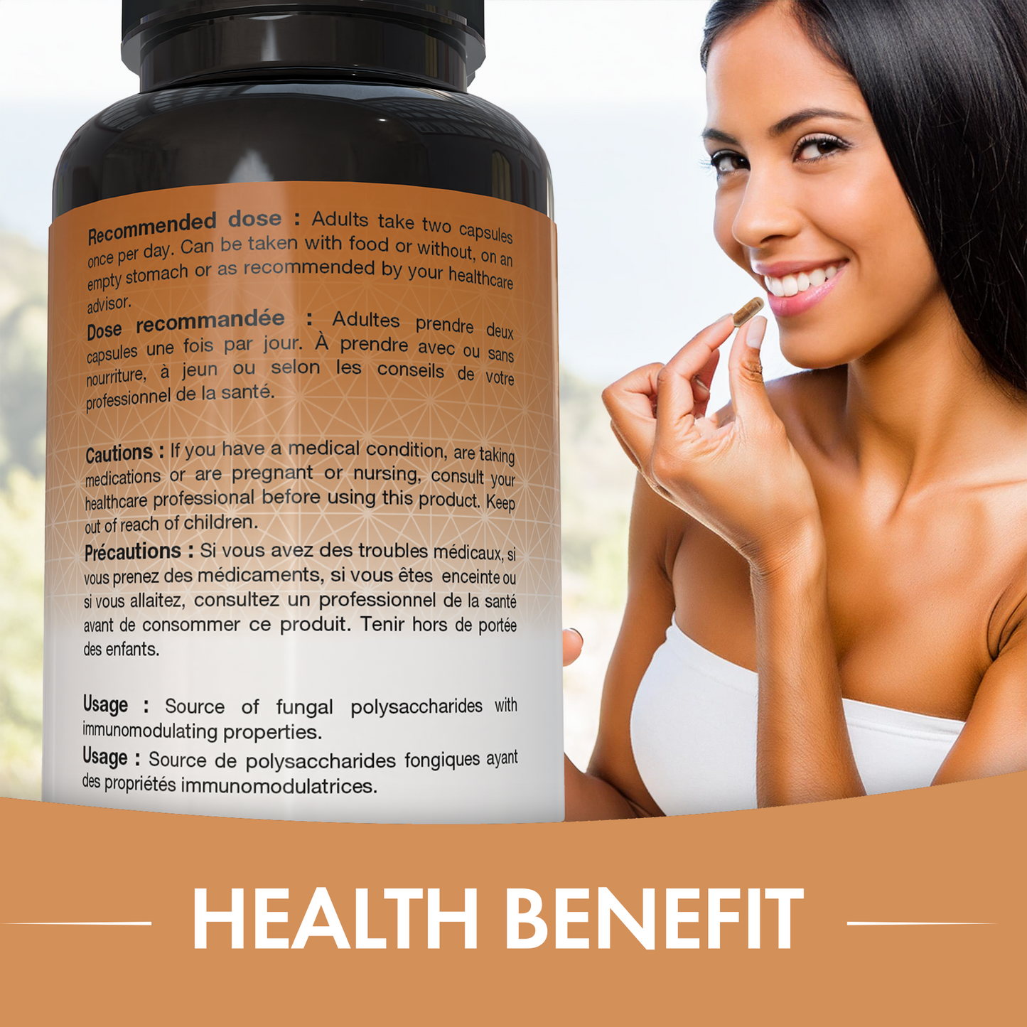 Extrait de Chaga 120 gélules
