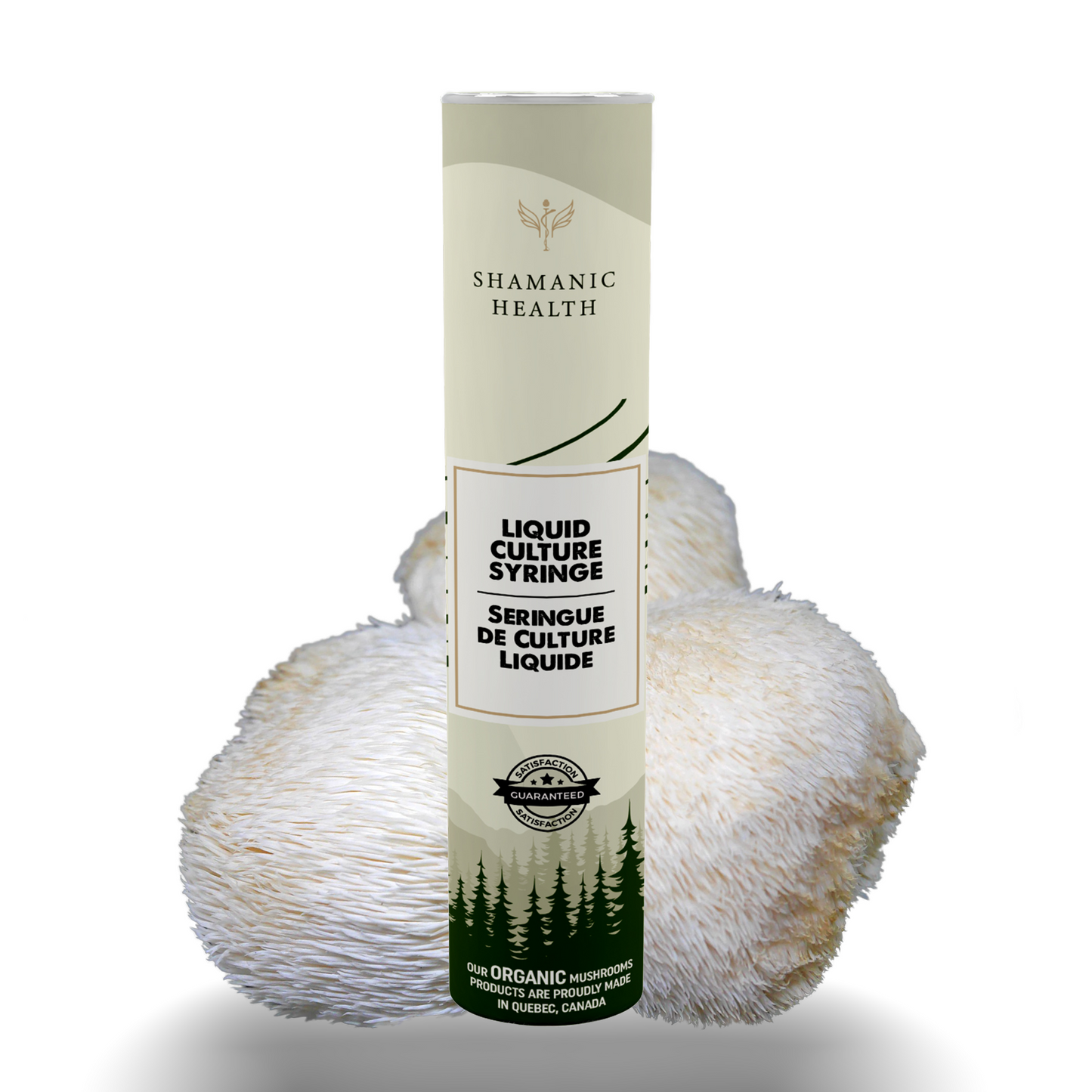 Seringue de culture liquide Lions Mane ׀ Mycélium de champignon vivant ׀ Kit d'inoculation de substrat ׀ Génétique de qualité supérieure ׀ Seringue de 10 ml ׀ Garantie sans contamination